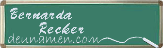 Bernarda Recker Visitenkarte